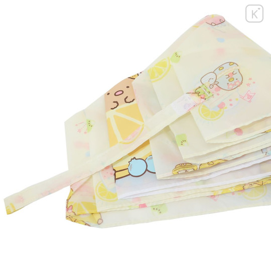 Japan San-X Folding Umbrella - Sumikko Gurashi / Fruits Yellow - 5