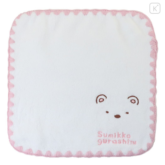 Japan San-X Microfiber Mini Towel - Sumikko Gurashi / Shirokuma White - 1