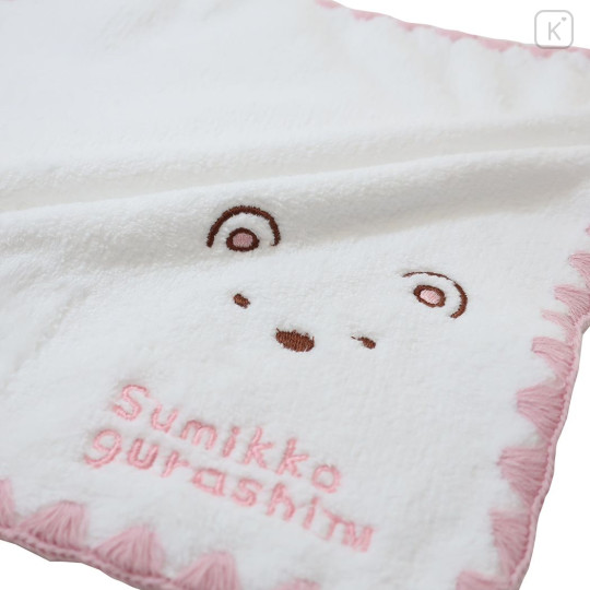 Japan San-X Jacquard Wash Towel - Sumikko Gurashi / Shirokuma White - 2