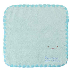 Japan San-X Microfiber Mini Towel - Sumikko Gurashi / Tokage Lizard Blue