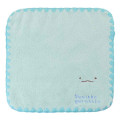 Japan San-X Jacquard Wash Towel - Sumikko Gurashi / Lizard Blue - 1