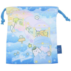 Japan San-X Drawstring Purse - Sumikko Gurashi / Starry Sky A