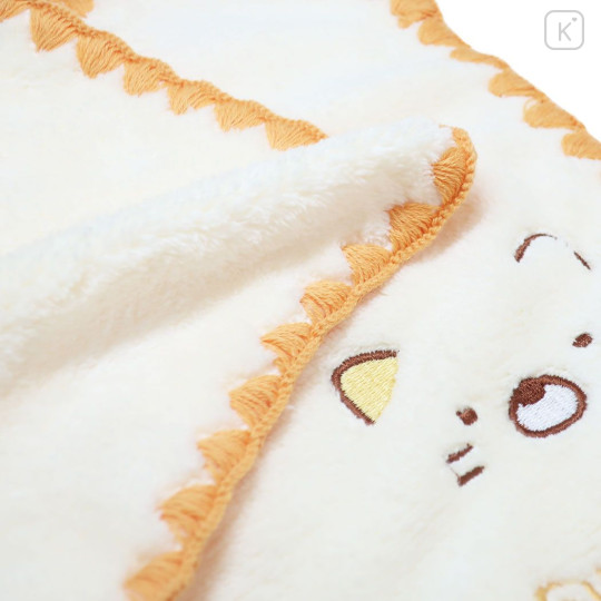 Japan San-X Jacquard Wash Towel - Sumikko Gurashi / Cat Beige - 2