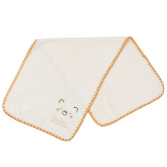 Japan San-X Long Jacquard Wash Towel - Sumikko Gurashi / Cat Beige