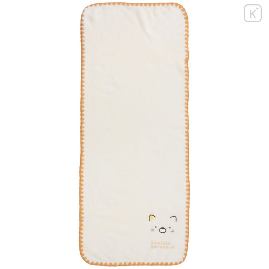 Japan San-X Microfiber Face Towel - Sumikko Gurashi / Cat Beige - 2