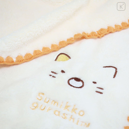 Japan San-X Microfiber Face Towel - Sumikko Gurashi / Cat Beige - 3