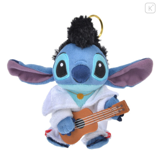 Japan Disney Store Plush Keychain - Stitch / Elvis Presley Costume / 20th Anniversary - 1