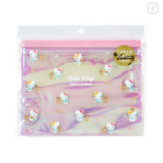 Japan Sanrio Original Zipper Bag 5pcs Set - Hello Kitty - 3