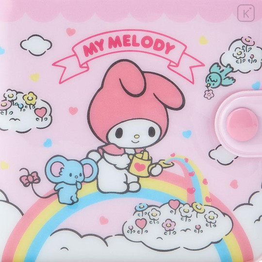 Japan Sanrio Original Small Vinyl Wallet - My Melody / Retro - 4