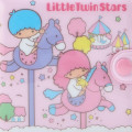 Japan Sanrio Original Small Vinyl Wallet - Little Twin Stars / Retro - 4