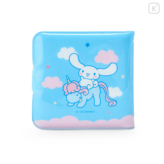 Japan Sanrio Original Small Vinyl Wallet - Cinnamoroll / Retro - 2