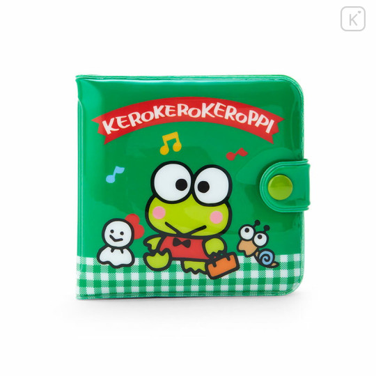 Japan Sanrio Original Small Vinyl Wallet - Keroppi / Retro - 1