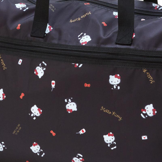 Japan Sanrio Original Travel Foldable Boston Bag - Hello Kitty - 4