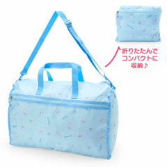 Japan Sanrio Original Travel Foldable Boston Bag - Cinnamoroll