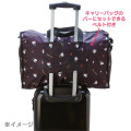 Japan Sanrio Original Travel Foldable Boston Bag - Kuromi - 5