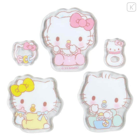 Japan Sanrio Original Long Custom Acrylic Charm - Hello Kitty : Baby Bottle - 4
