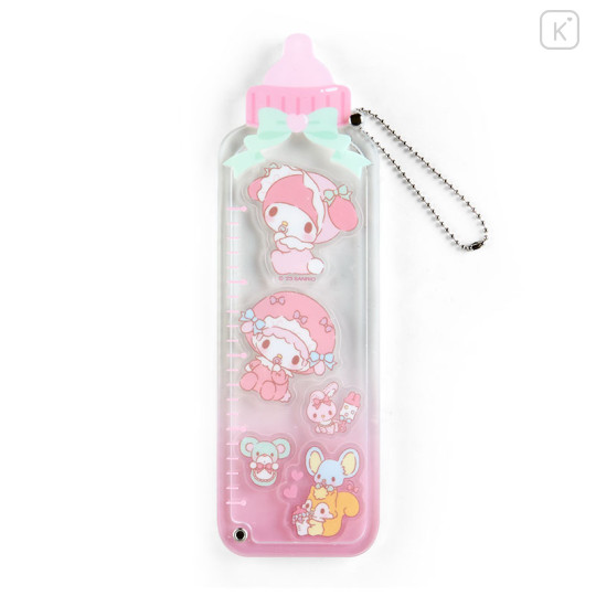 Japan Sanrio Original Long Custom Acrylic Charm - My Melody : Baby Bottle - 1