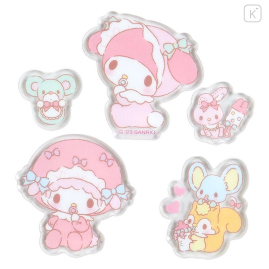 Japan Sanrio Original Long Custom Acrylic Charm - My Melody : Baby Bottle - 4