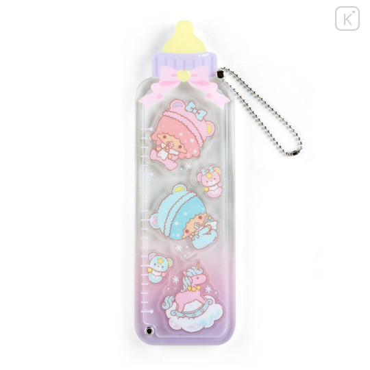 Japan Sanrio Original Long Custom Acrylic Charm - Little Twin Stars : Baby Bottle - 1