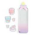 Japan Sanrio Original Long Custom Acrylic Charm - Little Twin Stars : Baby Bottle - 3