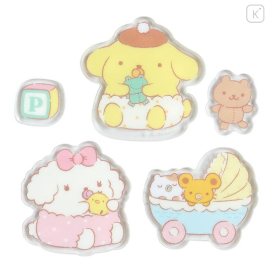 Japan Sanrio Original Long Custom Acrylic Charm - Pompompurin : Baby Bottle - 4