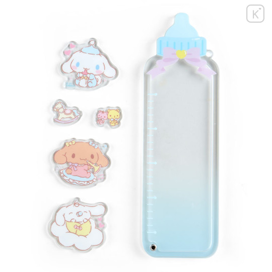 Japan Sanrio Original Long Custom Acrylic Charm - Cinnamoroll : Baby Bottle - 3
