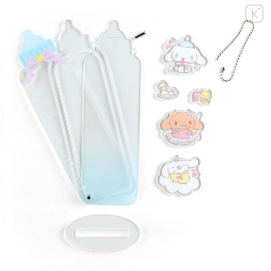 Japan Sanrio Original Long Custom Acrylic Charm - Cinnamoroll : Baby Bottle - 6