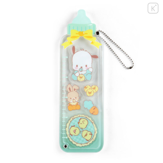 Japan Sanrio Original Long Custom Acrylic Charm - Pochacco : Baby Bottle - 1