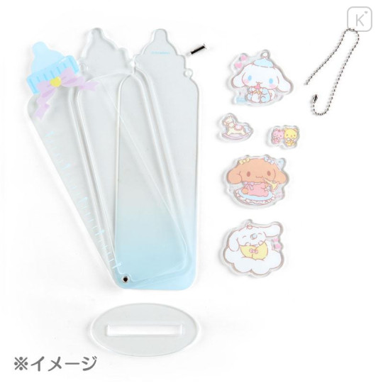 Japan Sanrio Original Long Custom Acrylic Charm - Pochacco : Baby Bottle - 6