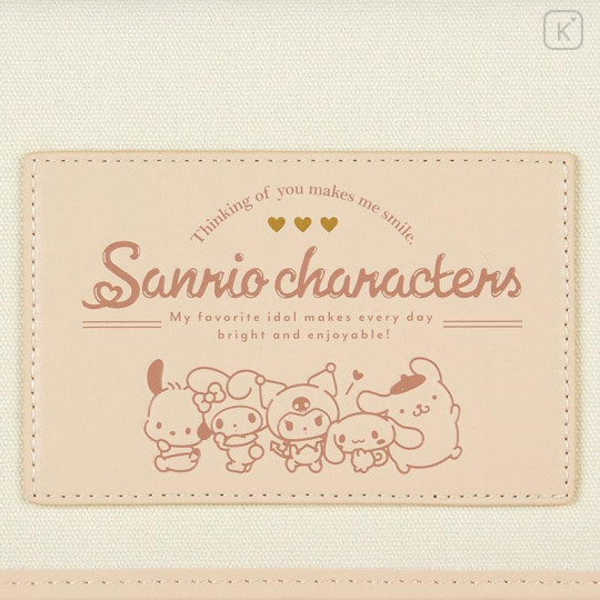 Japan Sanrio Original Multi Pouch - Cream / Enjoy Idol - 4