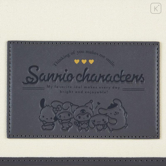 Japan Sanrio Original Multi Pouch - Charcoal / Enjoy Idol - 4