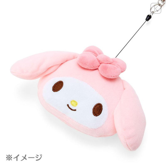 Japan Sanrio Face Reel Pass Case - Cinnamoroll - 4
