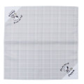Japan Peanuts Bento Lunch Cloth - Snoopy : Grey Stripe - 1