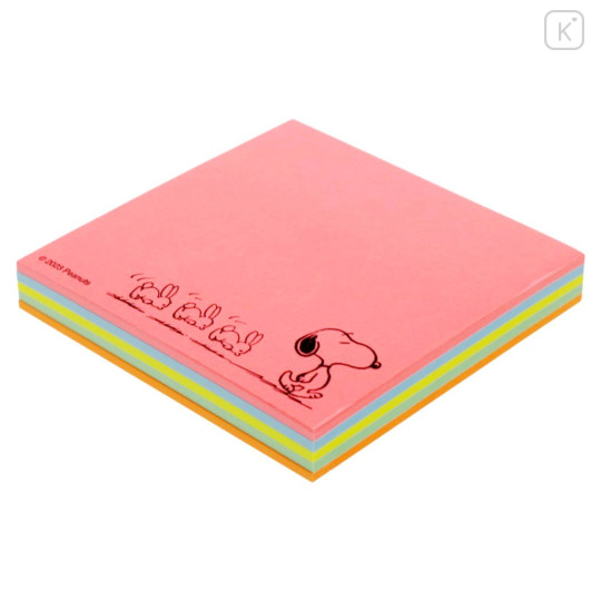 Japan Peanuts Sticky Notes - Snoopy : Neon - 3
