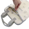 Japan Peanuts Tablet Gadget Multi Case - Snoopy : Beige Grey - 4