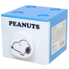 Japan Peanuts Storage Case - Snoopy / White & Blue
