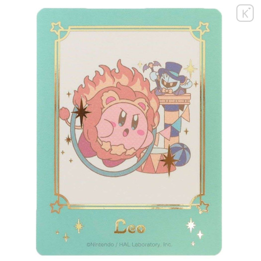 Japan Kirby Big Sticker - Fantasy Land / Horoscope Collection Leo - 1