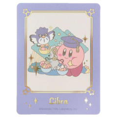 Japan Kirby Big Sticker - Fantasy Land / Horoscope Collection Libra