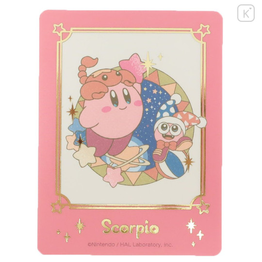 Japan Kirby Big Sticker - Fantasy Land / Horoscope Collection Scorpio - 1