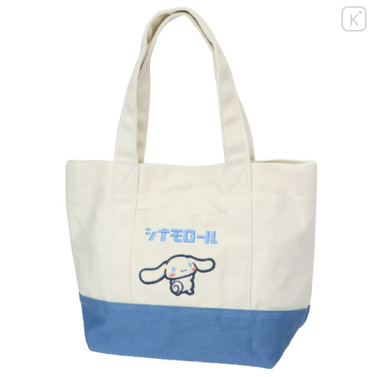 Japan Sanrio Mini Tote Bag - Cinnamoroll / Fancy Retro - 1