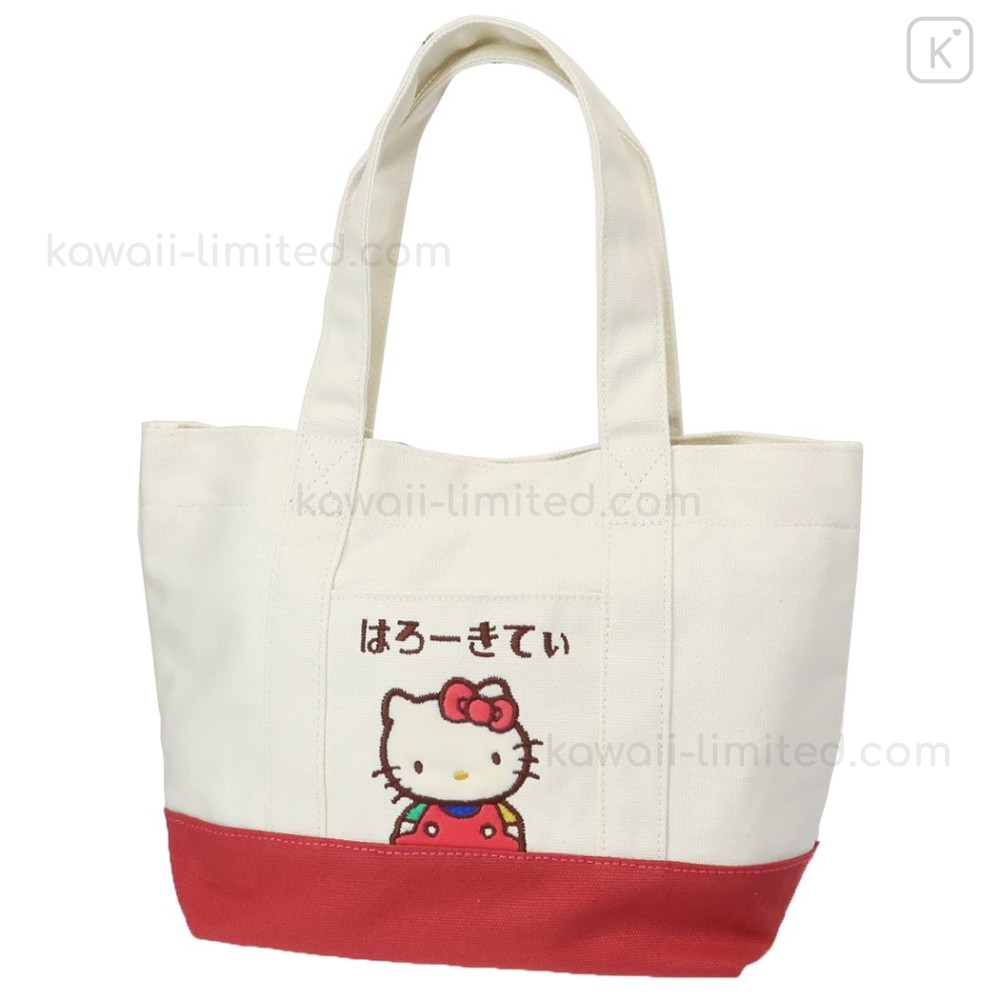 Sanrio Character Hello Kitty Insulated Lunch Tote Bag With Pocket New Japan