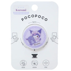 Japan Sanrio Pocopoco Smartphone Grip - Kuromi / Purple