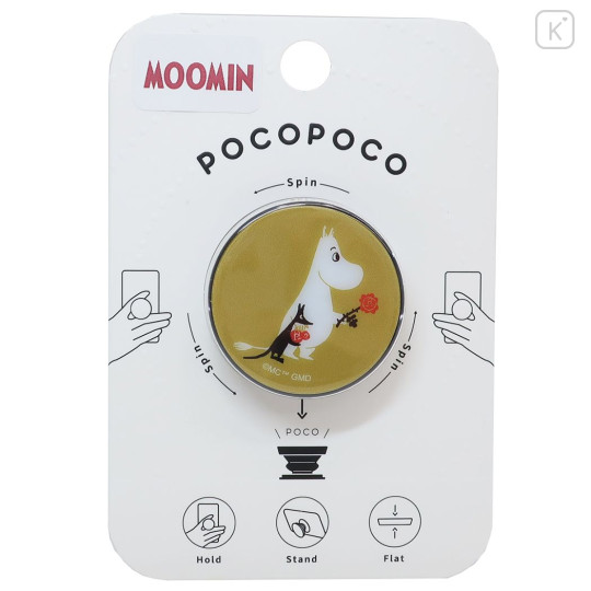 Japan Moomin Pocopoco Smartphone Grip - Moomin / Mama Rose - 1
