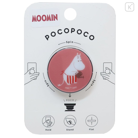 Japan Moomin Pocopoco Smartphone Grip - Moomin : Mama Pink - 1