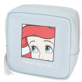 Japan Disney Square Pouch - Little Mermaid Ariel : Blue - 1