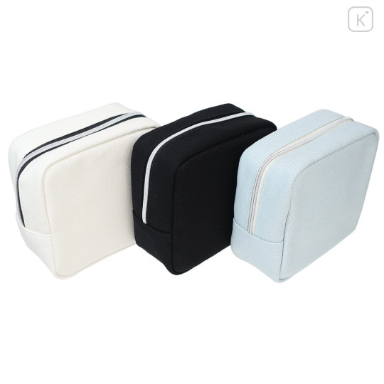 Japan Disney Square Pouch - Little Mermaid Ariel : Blue - 4