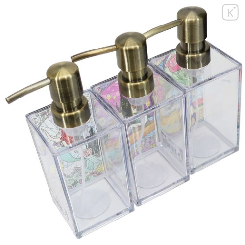 Japan Disney Soap Foam Dispenser - Belle & Beast : Stained - 3