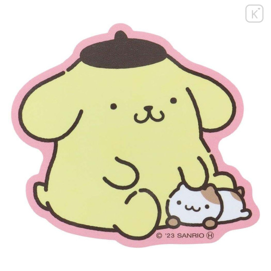 Japan Sanrio Vinyl Sticker - Pompompurin / Muffin - 1