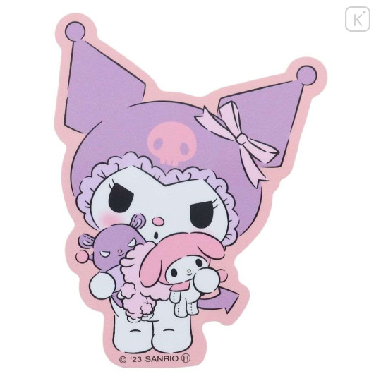 Japan Sanrio Vinyl Sticker - Kuromi & Melody - 1