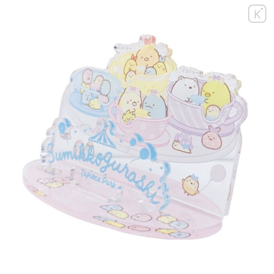 Japan San-X Acrylic Stand - Sumikko Gurashi Tapioca Park / Tea Cup - 1